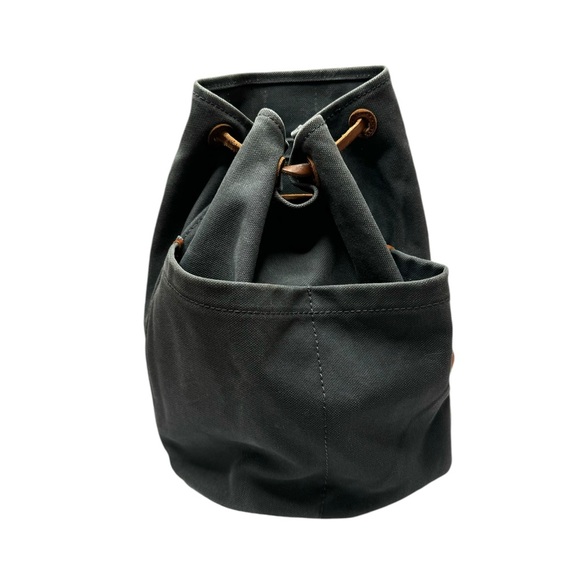 Madewell | The Convertible Canvas Rucksack in Navy - Picture 2 of 9